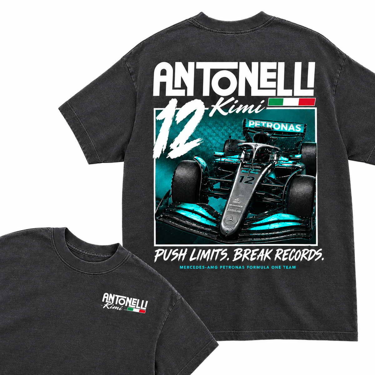 Mercedes AMG Petronas Formula 1 Team Star Kimi Antonelli Fan's T Shirt