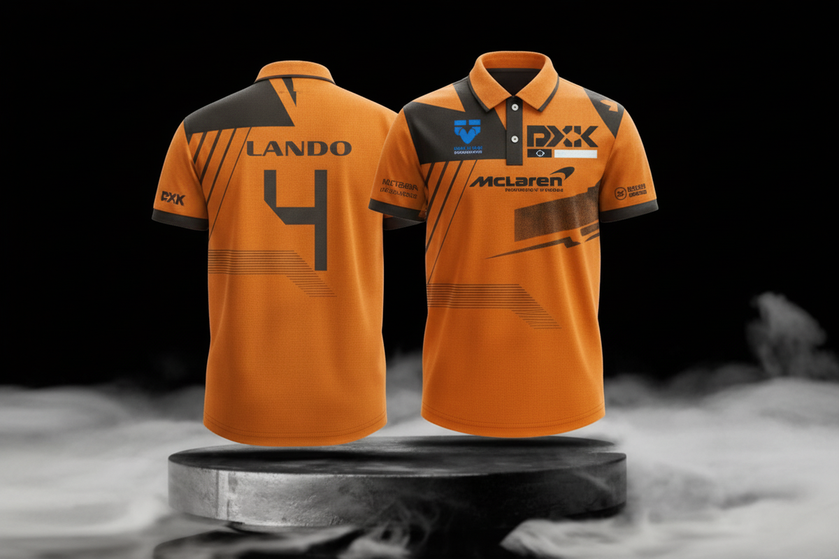 McLaren Norris 4 Polo Shirt Sharpened