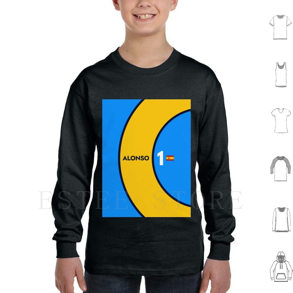 Alonso Hoodies and shirts- Best F1 Gift for him or her