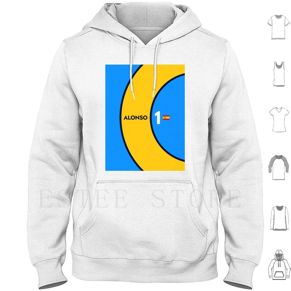 Alonso Hoodies and shirts- Best F1 Gift for him or her
