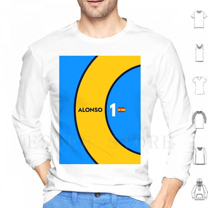 Alonso Hoodies and shirts- Best F1 Gift for him or her