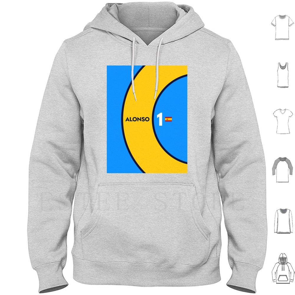 Alonso Hoodies and shirts- Best F1 Gift for him or her