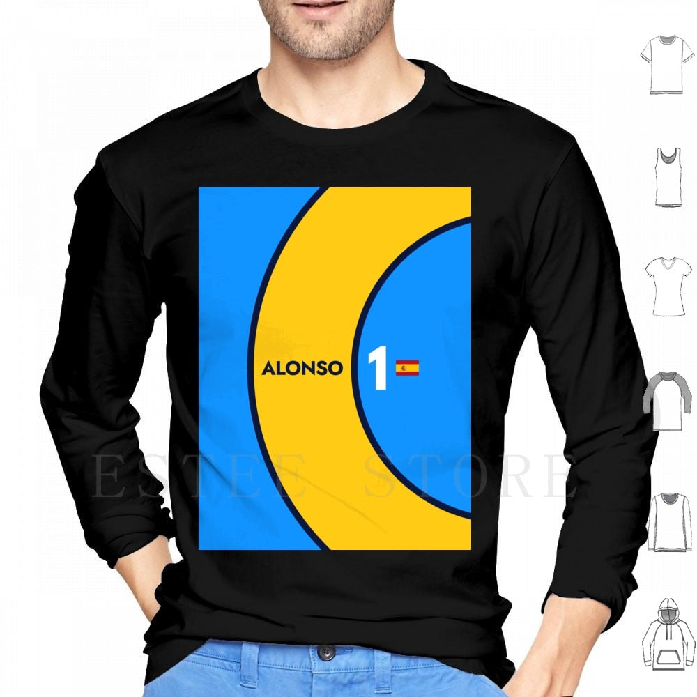Alonso Hoodies and shirts- Best F1 Gift for him or her