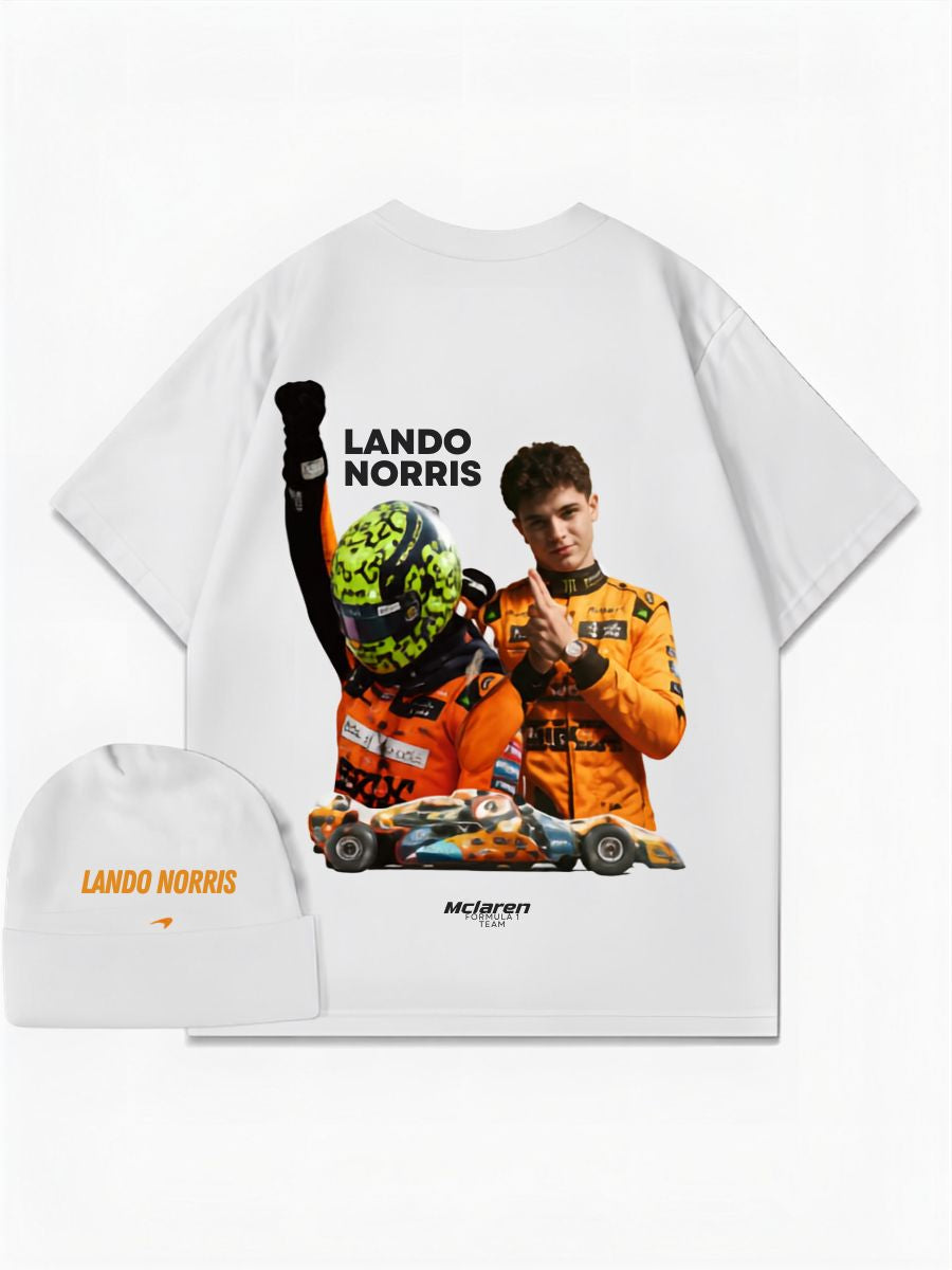 Lando Norris Mclaren Formula 1 Team 2025 World Champion T Shirt