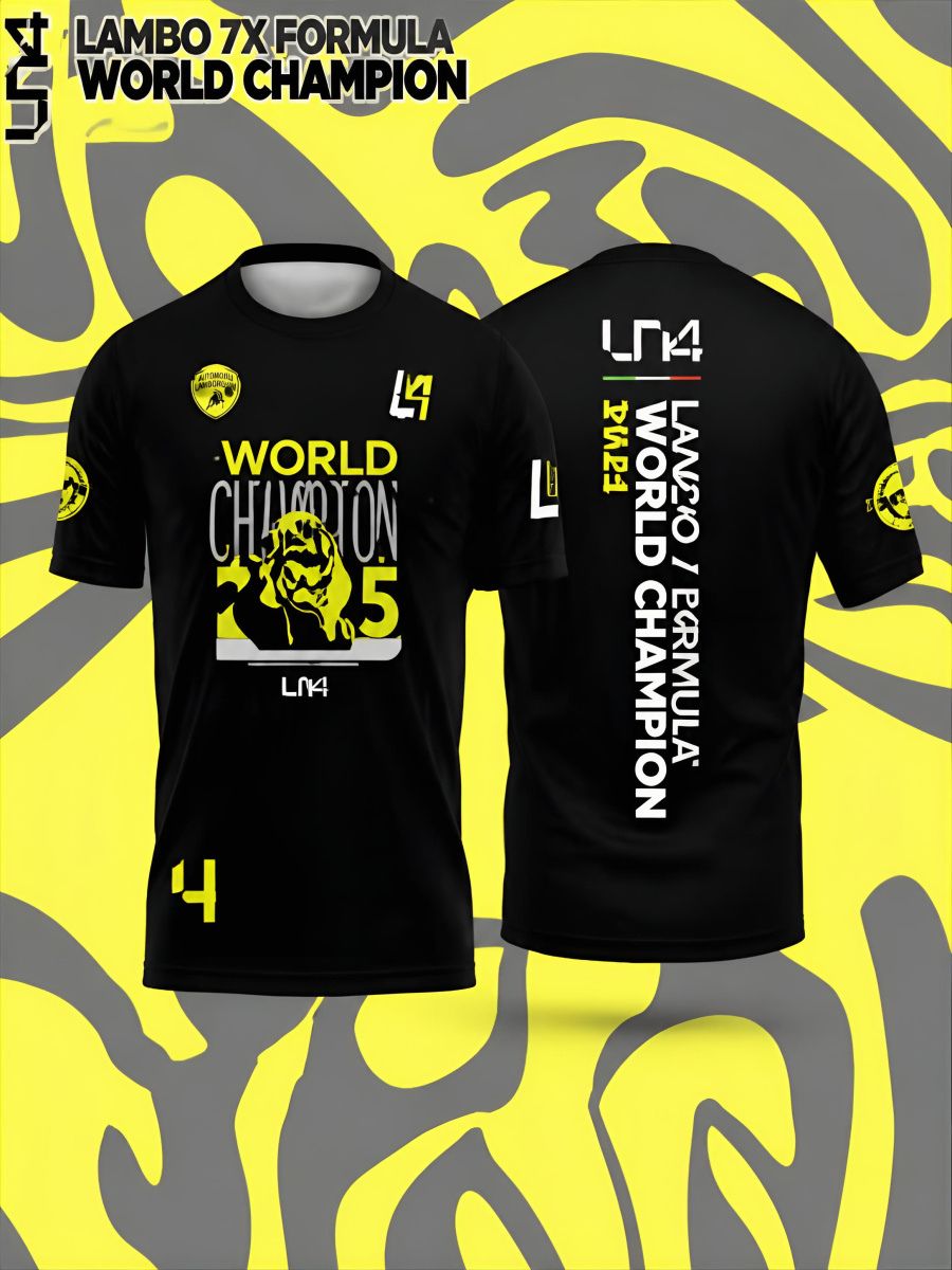 Lando Norris World Championship Celebratory T Shirt