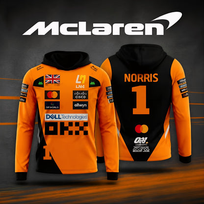 Mclaren F1 Team Lando Norris 1 Fan's Hoodie