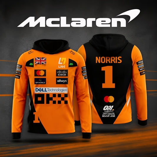 Mclaren F1 Team Lando Norris 1 Fan's Hoodie