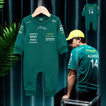 Aston Martin Formula 1 Team Alonso 14 Baby Suit