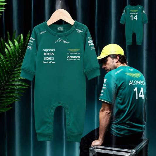 Aston Martin Formula 1 Team Alonso 14 Baby Suit