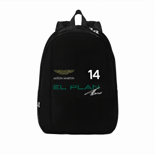 Aston Martin Alonso 14 Team Fan's Backpack/School Bag Large Capacity
