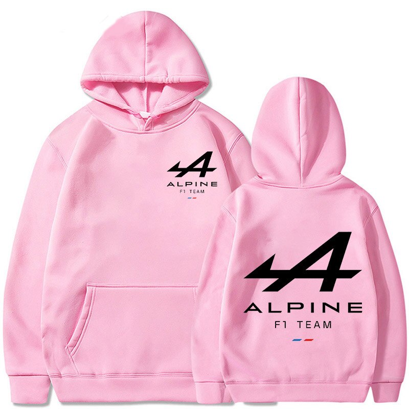 2023 Spring New F1 Racing Hoodie Men's and Women's Super Sweatshirt Alpine Rider Team Print Leisure Jogging Sweatshirt