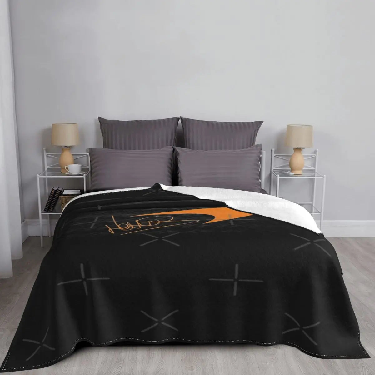 F1 Lando Norrs Mclaren Formula 1 Team Fan's Throw Blanket Various Sizes