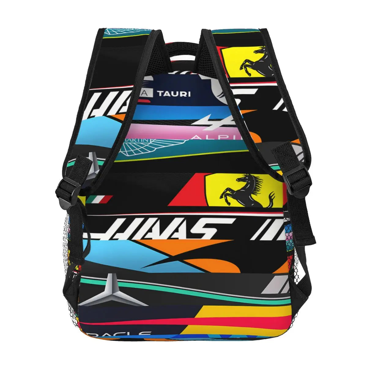 2023 Grid Liveries Students School Bags Boy Girl Fashion Formula F1 Teens Books Backpack