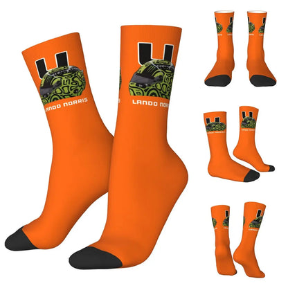 F1 World Champion Lando Norris Mclaren Formula 1 Team Star Fan's Socks in Various Designs Perfect F1 Gift