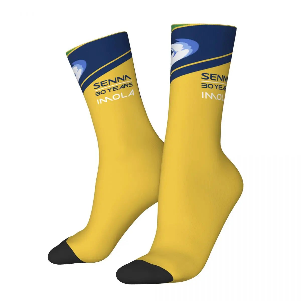 F1 Motorsport Legend Ayrton Senna Fan's Socks Perfect Gift Various Designs