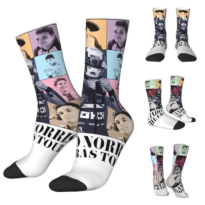 F1 World Champion Lando Norris Mclaren Formula 1 Team Star Fan's Socks in Various Designs Perfect F1 Gift