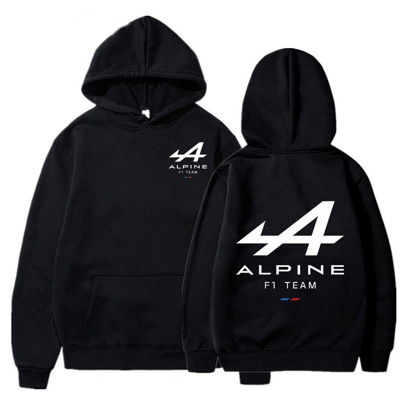 2023 Spring New F1 Racing Hoodie Men's and Women's Super Sweatshirt Alpine Rider Team Print Leisure Jogging Sweatshirt