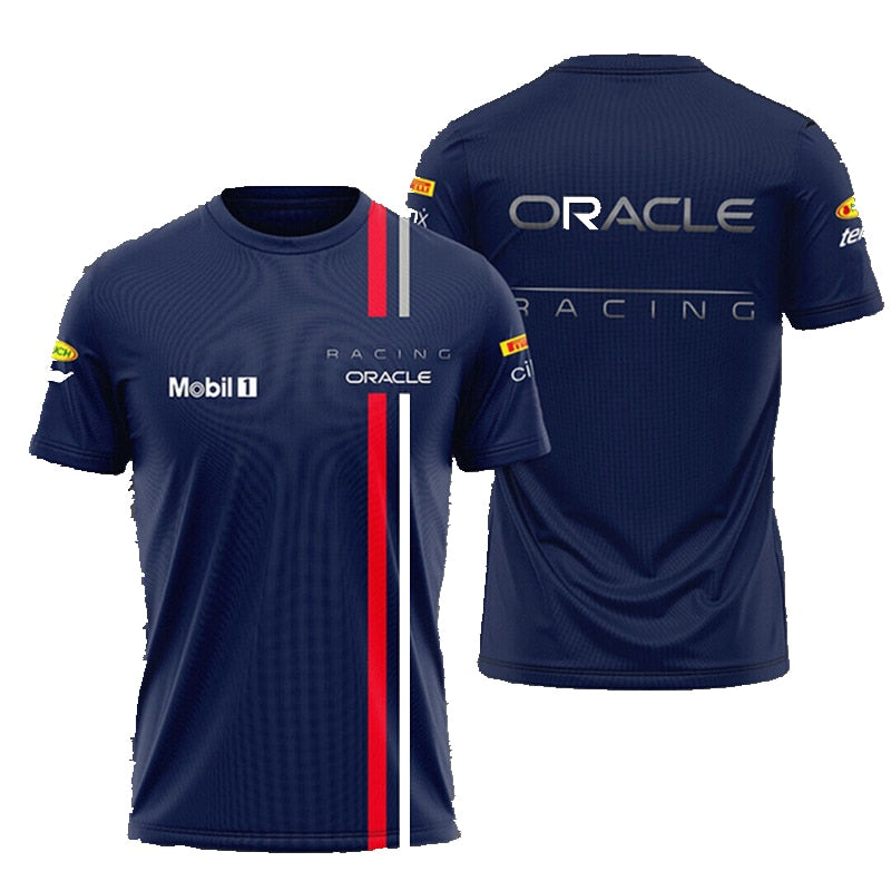 2023 Oracle F1 Racing Men's and Women's Breathable Sports T-Shirt