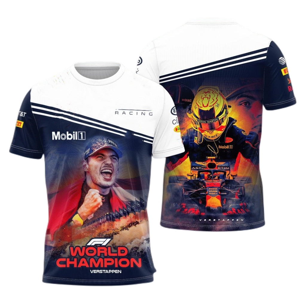 Max Verstappen T-shirt Best Gift For F1 Fan- Christmas Gift
