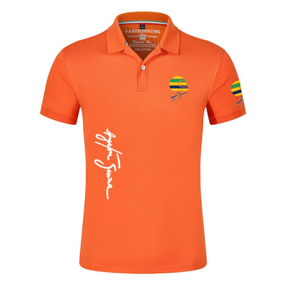 Ayrton Senna Brand Black Polo Shirts- Best Gift for Formula 1 Fan