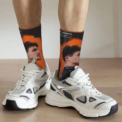 F1 World Champion Lando Norris Mclaren Formula 1 Team Star Fan's Socks in Various Designs Perfect F1 Gift