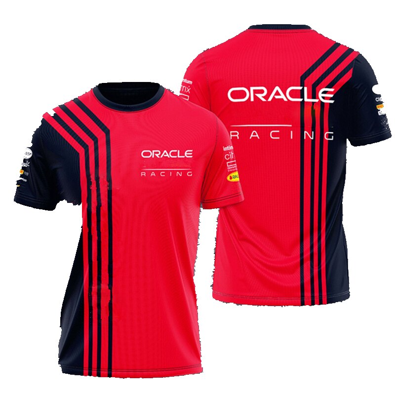 2023 Oracle F1 Racing Men's and Women's Breathable Sports T-Shirt
