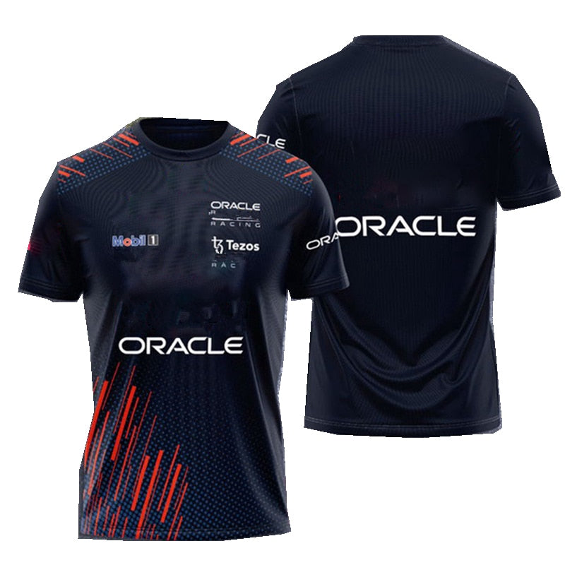 2023 Oracle F1 Racing Men's and Women's Breathable Sports T-Shirt