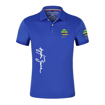 Ayrton Senna Brand Black Polo Shirts- Best Gift for Formula 1 Fan