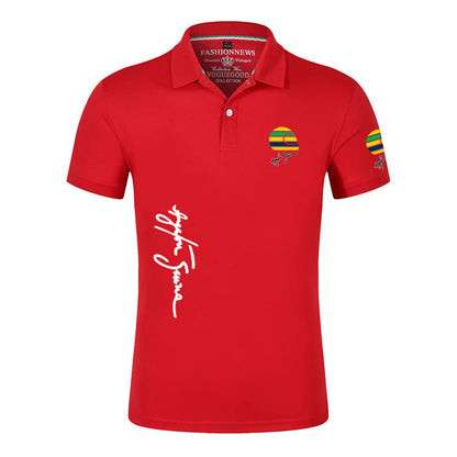 Ayrton Senna Brand Black Polo Shirts- Best Gift for Formula 1 Fan