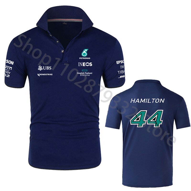 Formula One Number 44 F1 Racing Fans Short-Sleeve Men/Women Polo Shirt