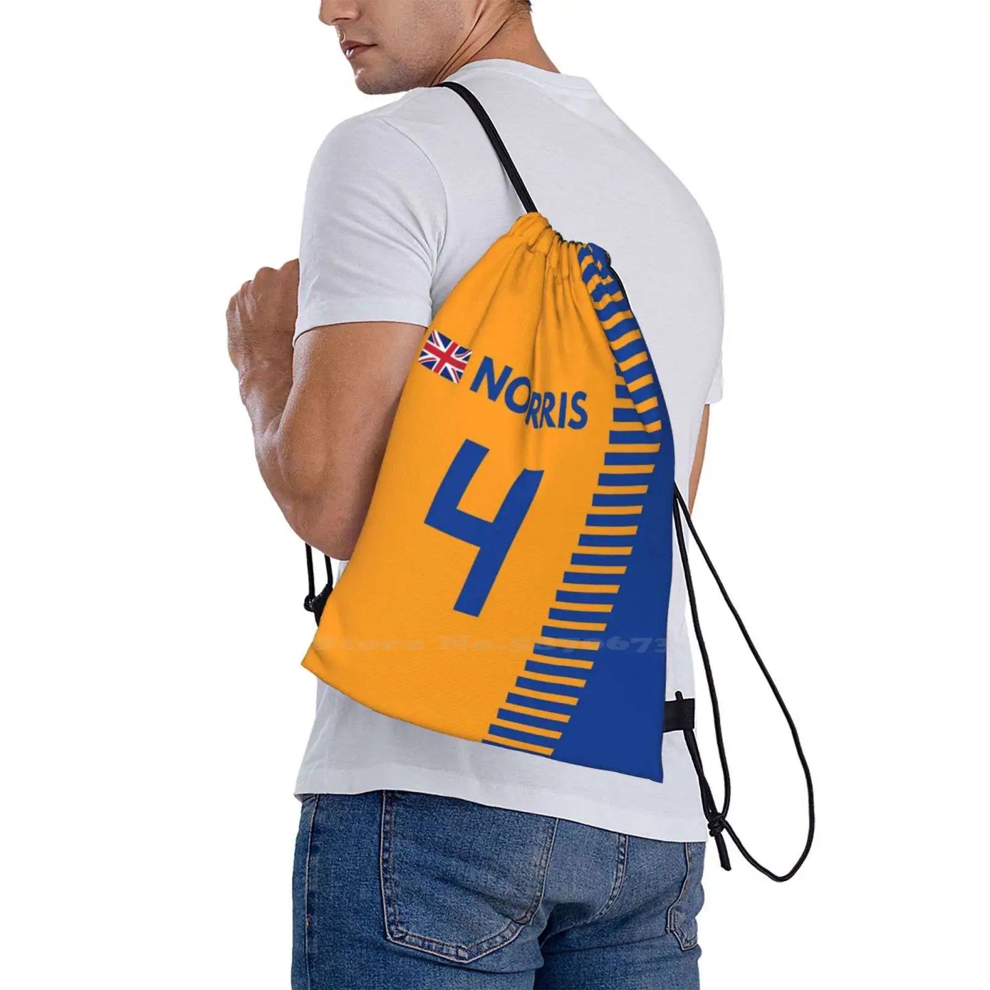 #4 Norris School Storage Bag Student's Backpack| Lando Norris Gift for School going Kids