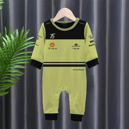 2024 F1 Ferrari Style 75th Anniversary Special Edition Baby Suit