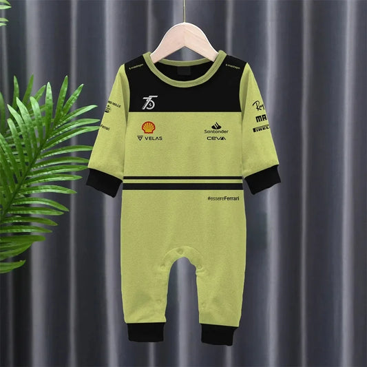 2024 F1 Ferrari Style 75th Anniversary Special Edition Baby Suit