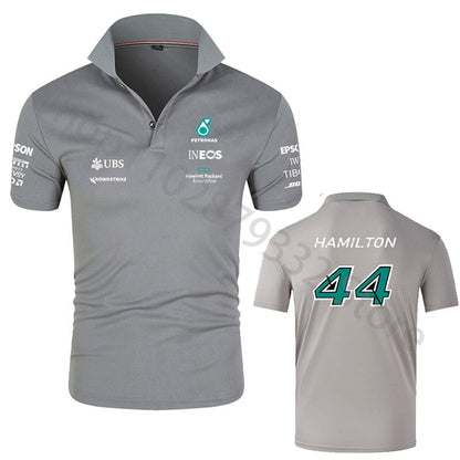 Formula One Number 44 F1 Racing Fans Short-Sleeve Men/Women Polo Shirt