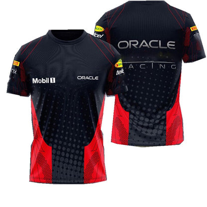 2023 Oracle F1 Racing Men's and Women's Breathable Sports T-Shirt