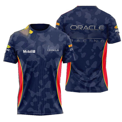 2023 Oracle F1 Racing Men's and Women's Breathable Sports T-Shirt