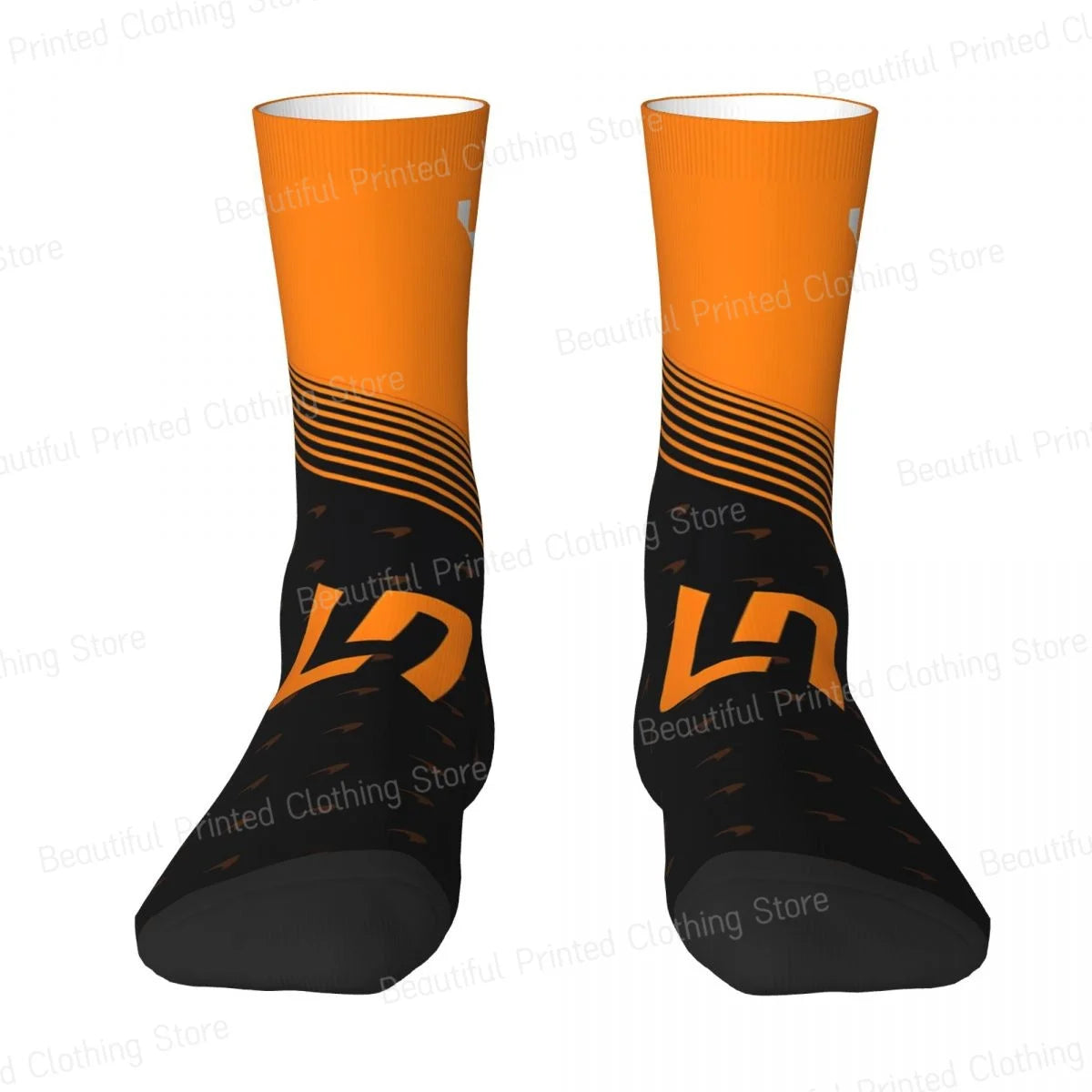 F1 Lando Norris Mclaren Formula 1 Team Fan's Socks Perfect Gift