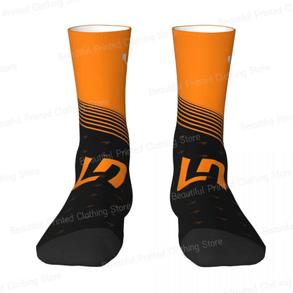 F1 Lando Norris Mclaren Formula 1 Team Fan's Socks Perfect Gift