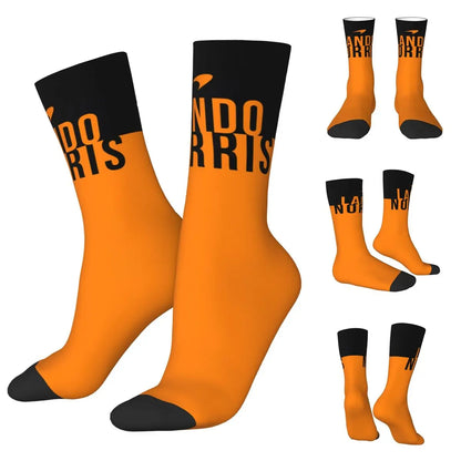 F1 World Champion Lando Norris Mclaren Formula 1 Team Star Fan's Socks in Various Designs Perfect F1 Gift