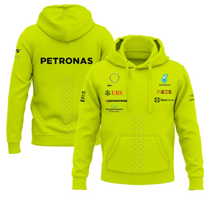 2022 Formula 1 Autumn and Winter Best Men's Breathable Hoodie New Season PETRONAS Racing Casual Sweatshirt Crew Neck Hoodie
