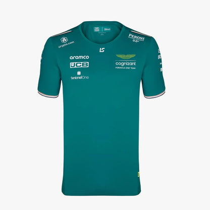 Alonso Signature Design T-Shirt Aston Martin F1 Men's Fashion Short Sleeve Crew Top Oversized T-Shirt