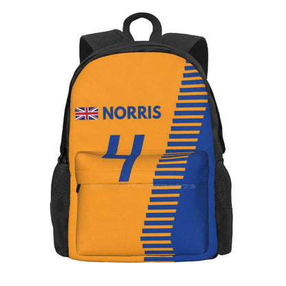 #4 Norris School Storage Bag Student's Backpack| Lando Norris Gift for School going Kids
