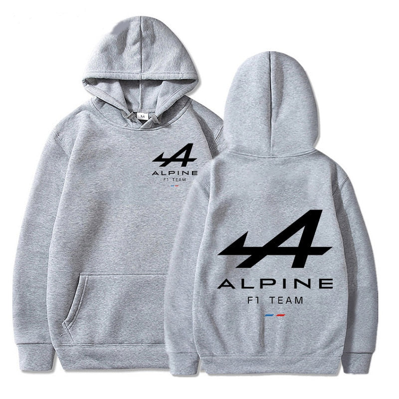 2023 Spring New F1 Racing Hoodie Men's and Women's Super Sweatshirt Alpine Rider Team Print Leisure Jogging Sweatshirt