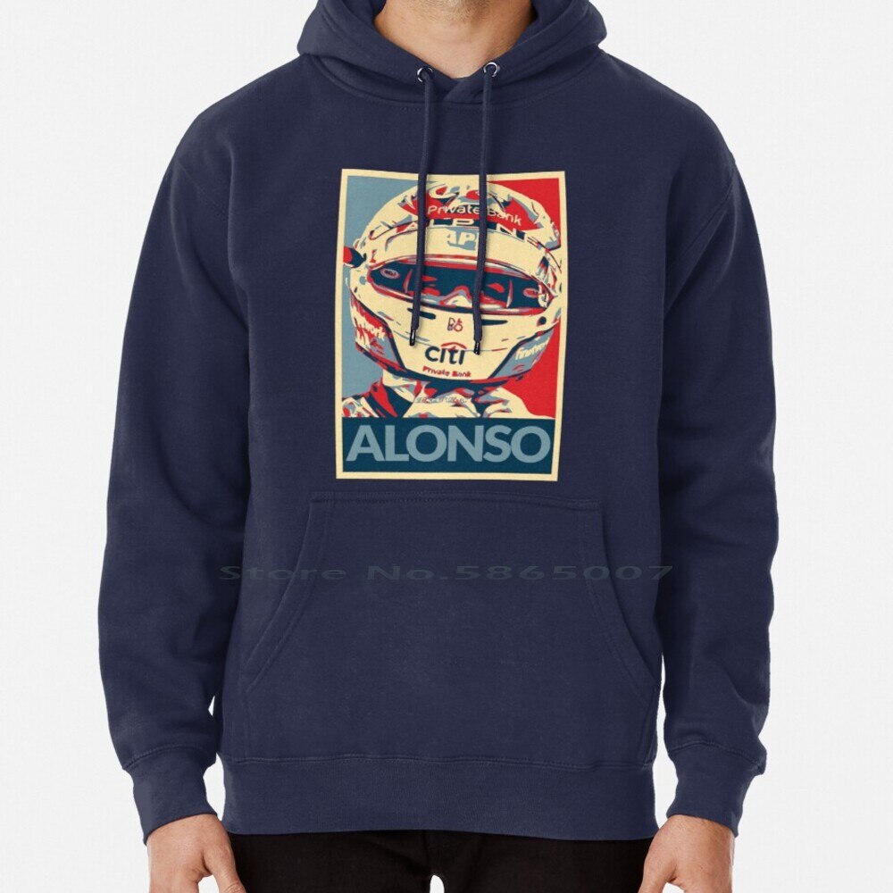 F1 Aston Martin Driver Fernando Alonso Fan's Hoodie Unisex Merchandise