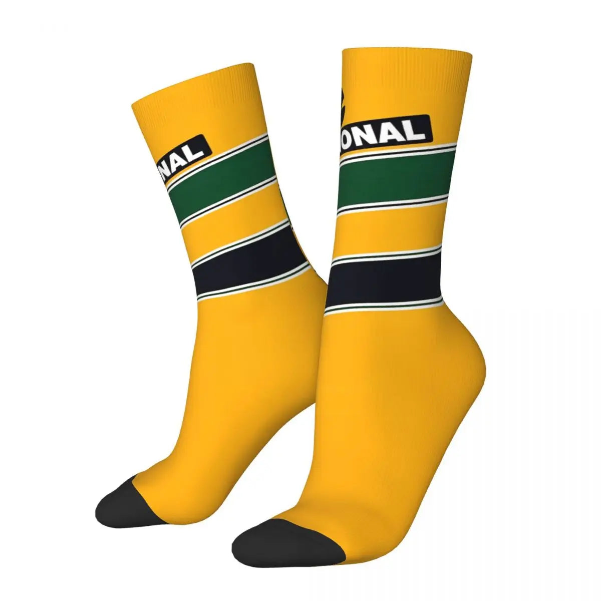 F1 Motorsport Legend Ayrton Senna Fan's Socks Perfect Gift Various Designs