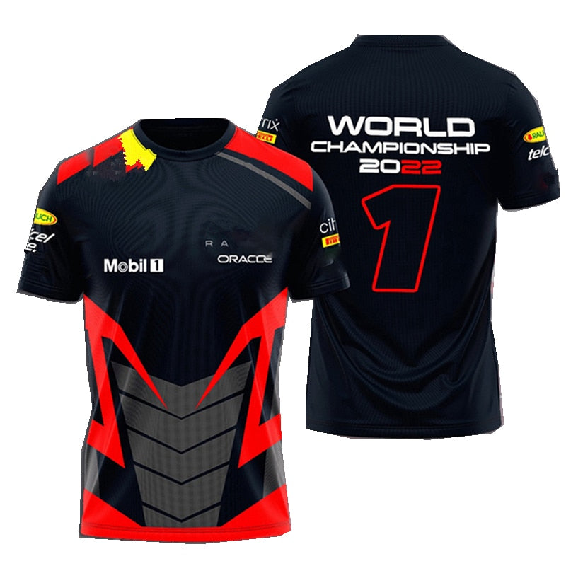 2023 Oracle F1 Racing Men's and Women's Breathable Sports T-Shirt