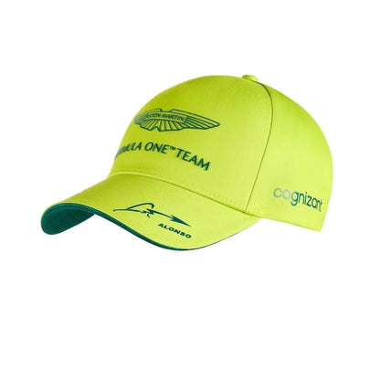 2023 Aston Martin F1 Alonso Cap Formula One Accessories Hat Men and Women, Green, Fan Supporter