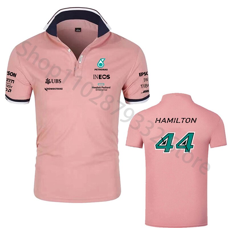 Formula One Number 44 F1 Racing Fans Short-Sleeve Men/Women Polo Shirt
