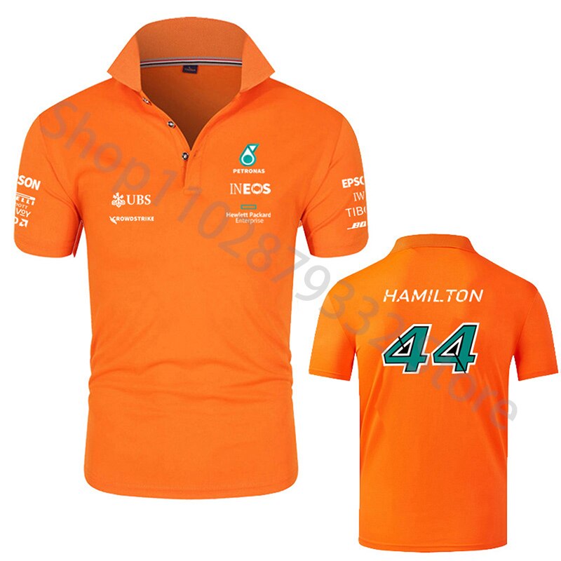 Formula One Number 44 F1 Racing Fans Short-Sleeve Men/Women Polo Shirt