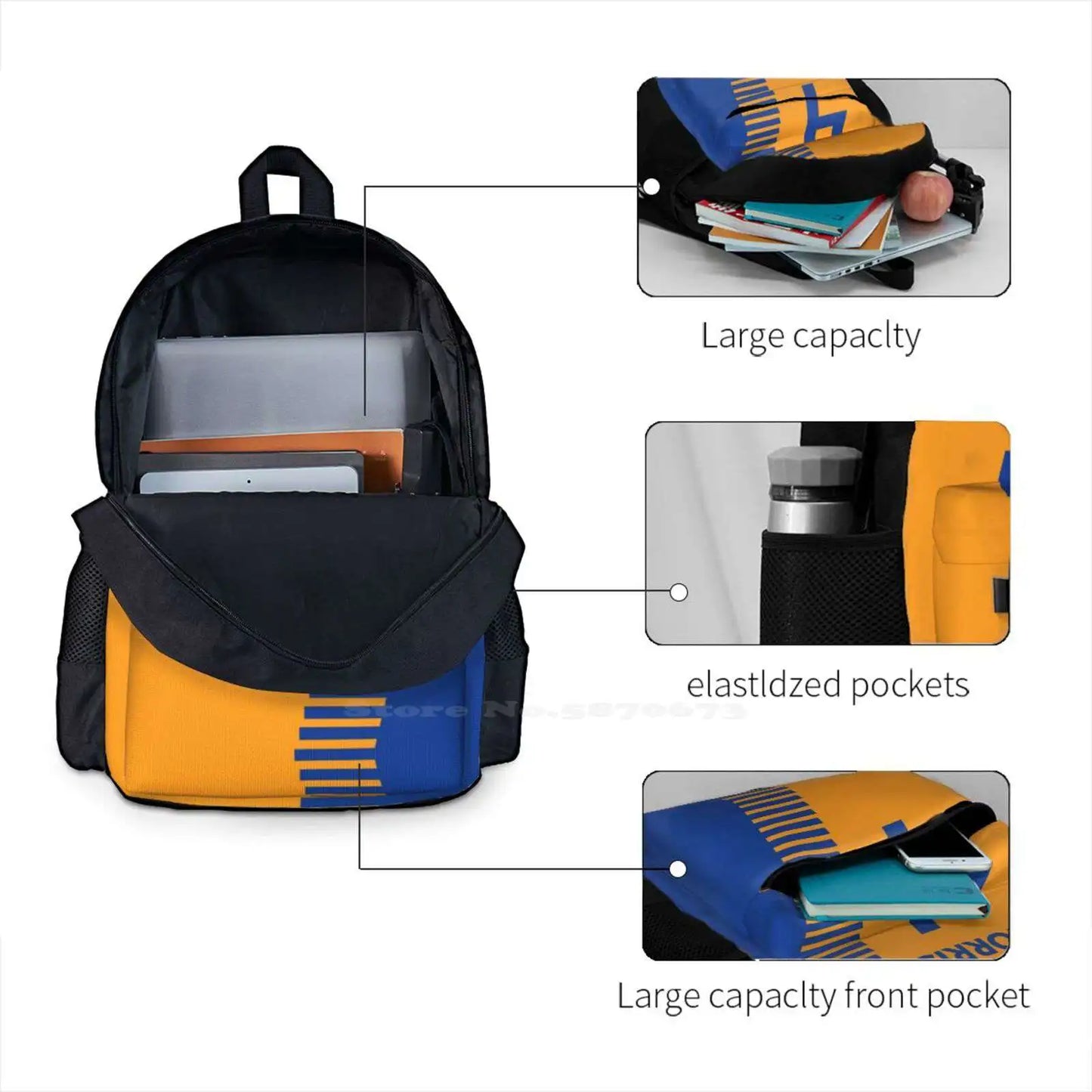 #4 Norris School Storage Bag Student's Backpack| Lando Norris Gift for School going Kids
